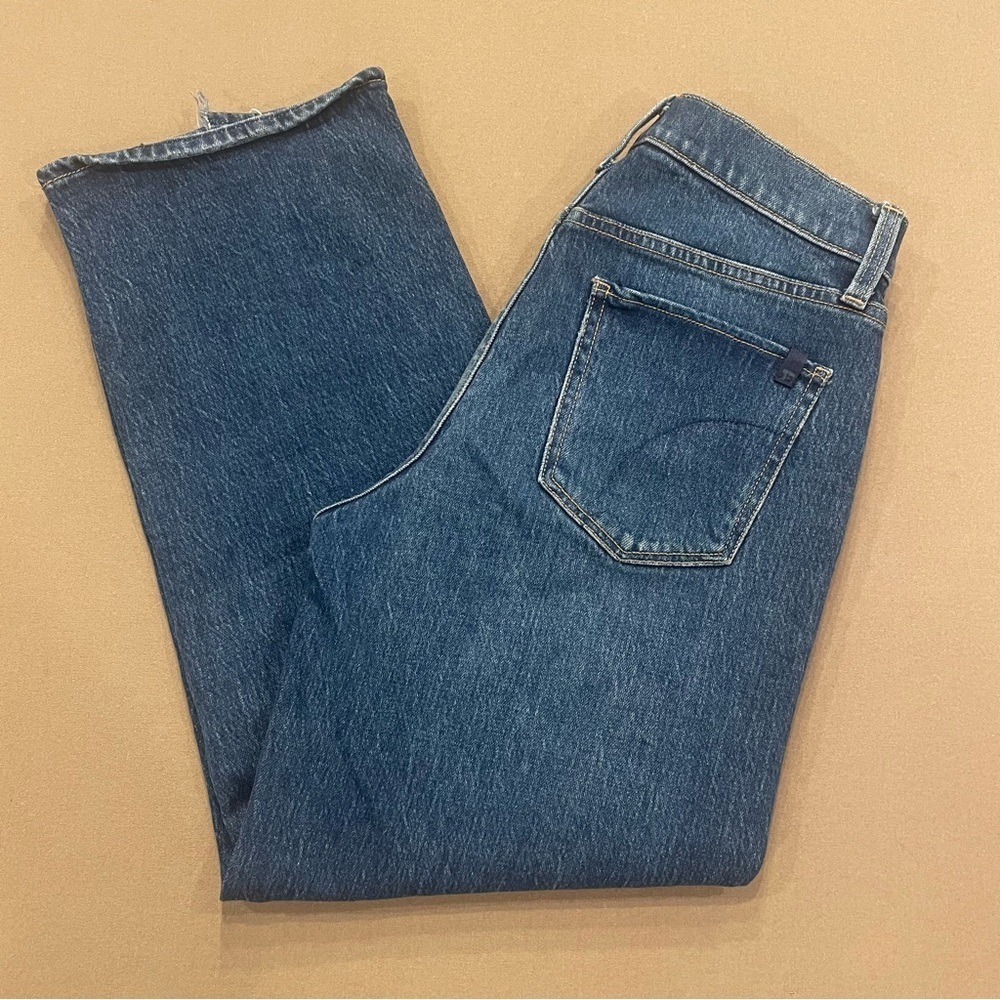 Joe’s Jeans Women’s Blake High Rise Wide Leg Crop Jeans Lightly Distressed 26